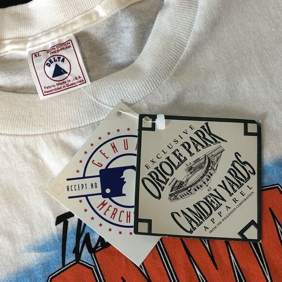 Deadstock Vtg 1995 Camden Yards The Streak XL T-Shirt Cal Ripken Orioles NWT - Picture 5 of 11